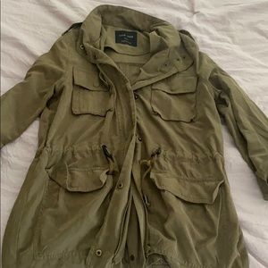 Green army jacket